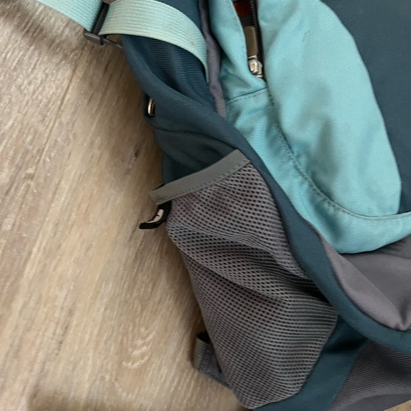 Northface backpack Light Blue multi-colors - Picture 7 of 10